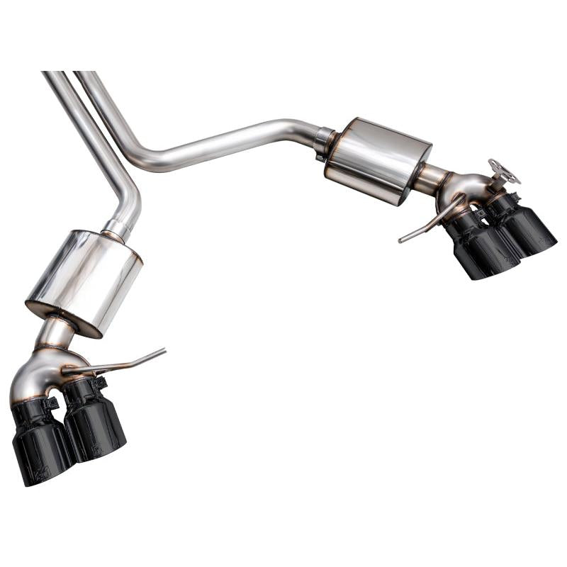 AWE Tuning 2022+ Porsche Macan 2.9TT Touring Edition Catback Exhaust w/ Diamond Black Tips-SR1 Performance