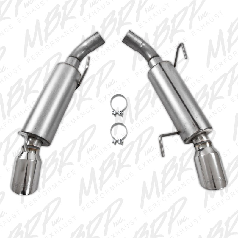 MBRP 05-10 Ford Mustang GT 5.0/Shelby GT500 Dual Mufflers Axle Back Split Rear AL-SR1 Performance