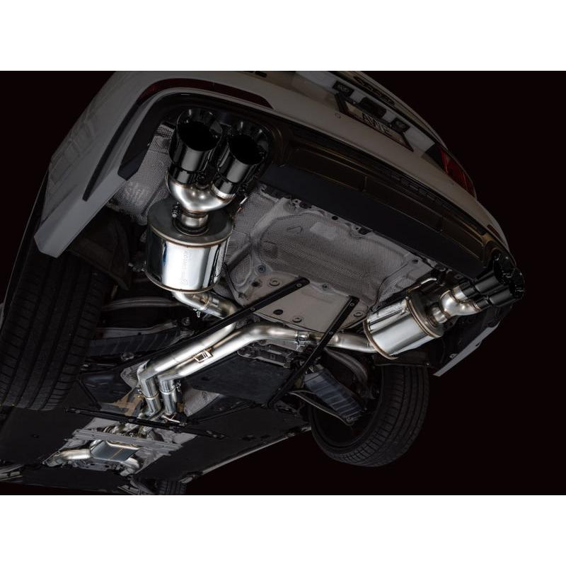 AWE Tuning 19-23 Audi C8 S6/S7 2.9T V6 AWD Touring Edition Exhaust - Diamond Black Tips-SR1 Performance