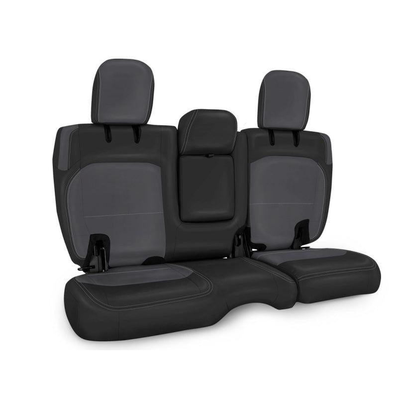 PRP 2018+ Jeep Wrangler JLU/4 door Rear Bench Cover with Leather Interior - Black/Grey-SR1 Performance