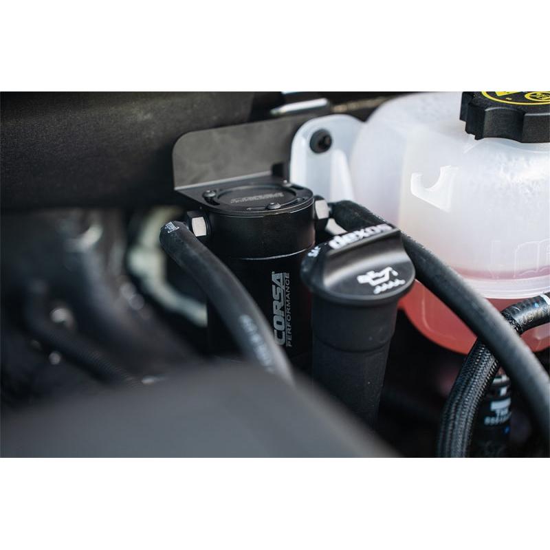 Corsa 2019-2024 Silverado/Sierra & 2021-2024 Tahoe/Suburban/Yukon/Denali Aluminum Oil Catch Can-SR1 Performance