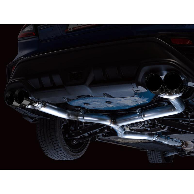 AWE Tuning 2022+ VB Subaru WRX Track Edition Exhaust - Diamond Black Tips-SR1 Performance