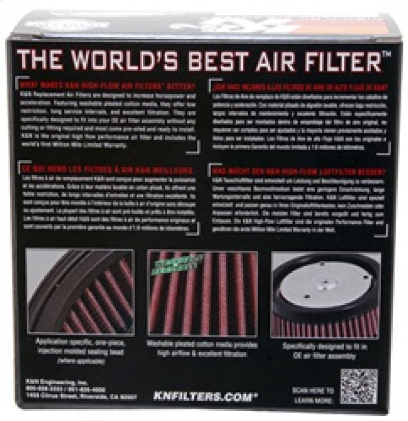 K&N Custom Air Filter Round 4.625in ID / 6in OD / 2.5in Height-SR1 Performance