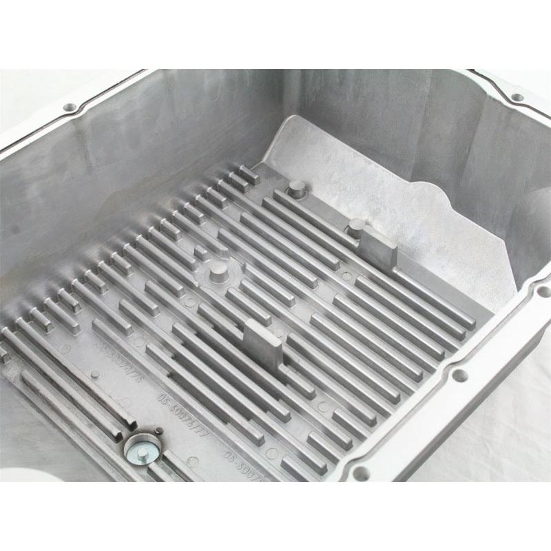 afe Transmission Pan (Black); Ford Diesel Trucks 03-10 V8-6.0/6.4L (td)-SR1 Performance
