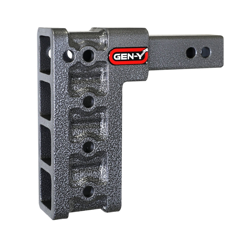 Gen-Y Mega Duty 2-inch Shank Adjustable Drop Hitch with 7.5-inch Drop and 10,000 lb Towing Capacity