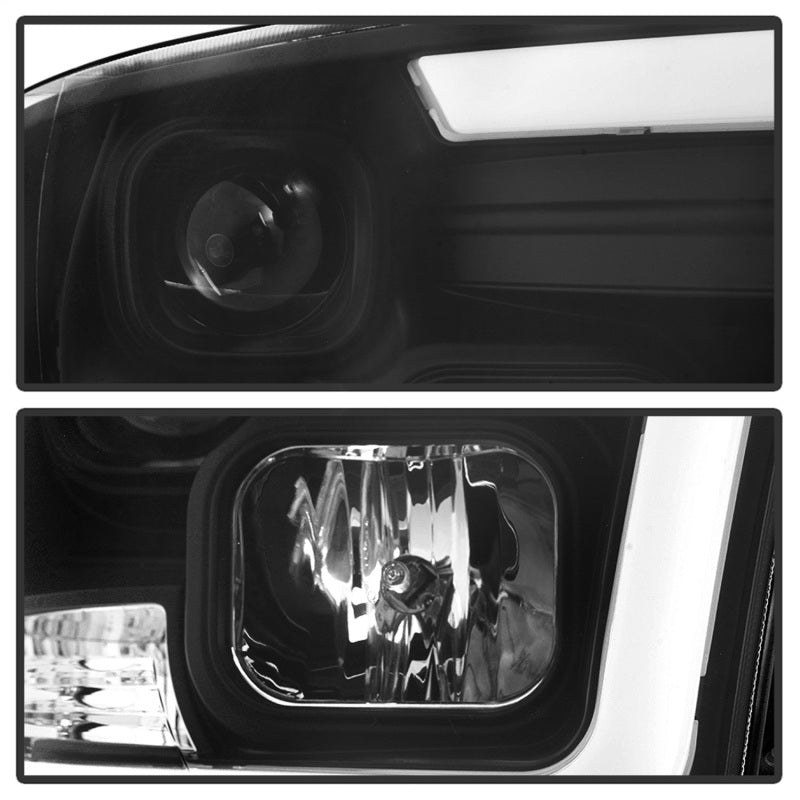 Spyder 09-16 Dodge Ram 1500 Version 2 Headlights Light Bar DRL Black PRO-YD-DR09V2-LBDRL-BK-SR1 Performance