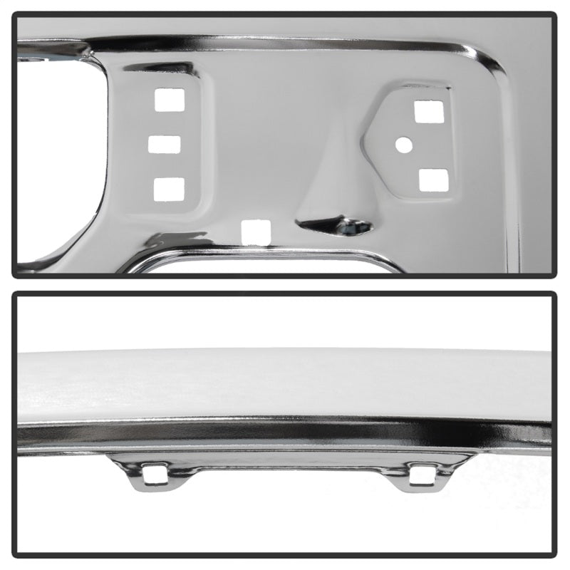 Spyder Ford F150 09-14 w/Fog Light Hole w/o Harley Model Front Bumper - Chrome (OEM 9L3Z17757B)-SR1 Performance