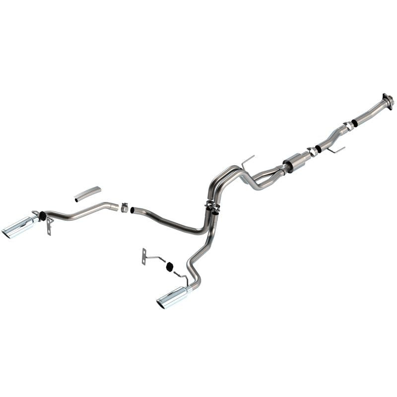 Borla F-150 2021 5.0L 2dr RC SB (122.8 WB) XL/XLT 3/2.25 SRE Cat-Back ATAK Chrome Tips-SR1 Performance