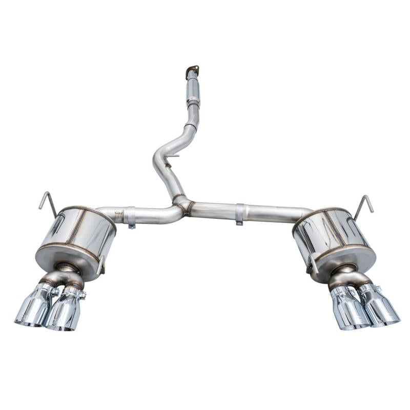 AWE Tuning 2022+ VB Subaru WRX Touring Edition Exhaust - Chrome Silver Tips-SR1 Performance