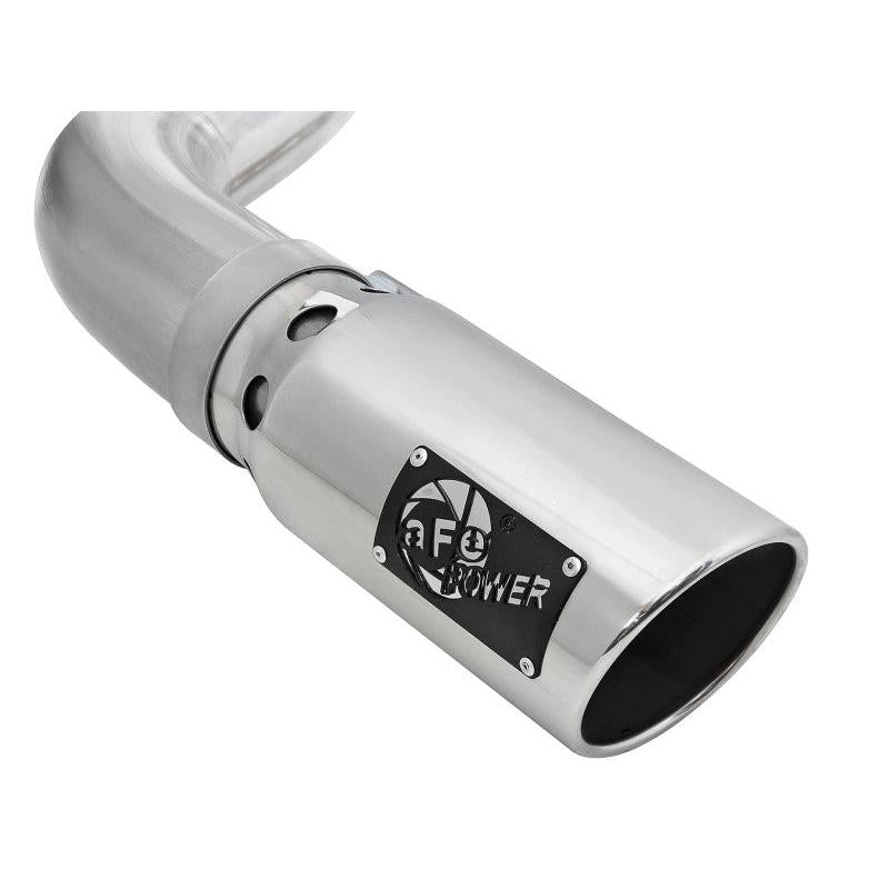 aFe 2021 Ford F-150 V6-3.0L (td) Large Bore 409 SS DPF-Back Exhaust System w/ Polished Tip-SR1 Performance
