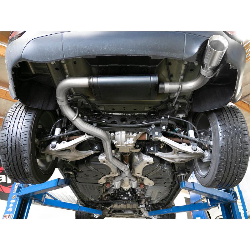 aFe Large Bore HD 3in 304 SS Cat-Back Exhaust w/ Polished Tips 14-19 Jeep Grand Cherokee V6-3.6L-SR1 Performance