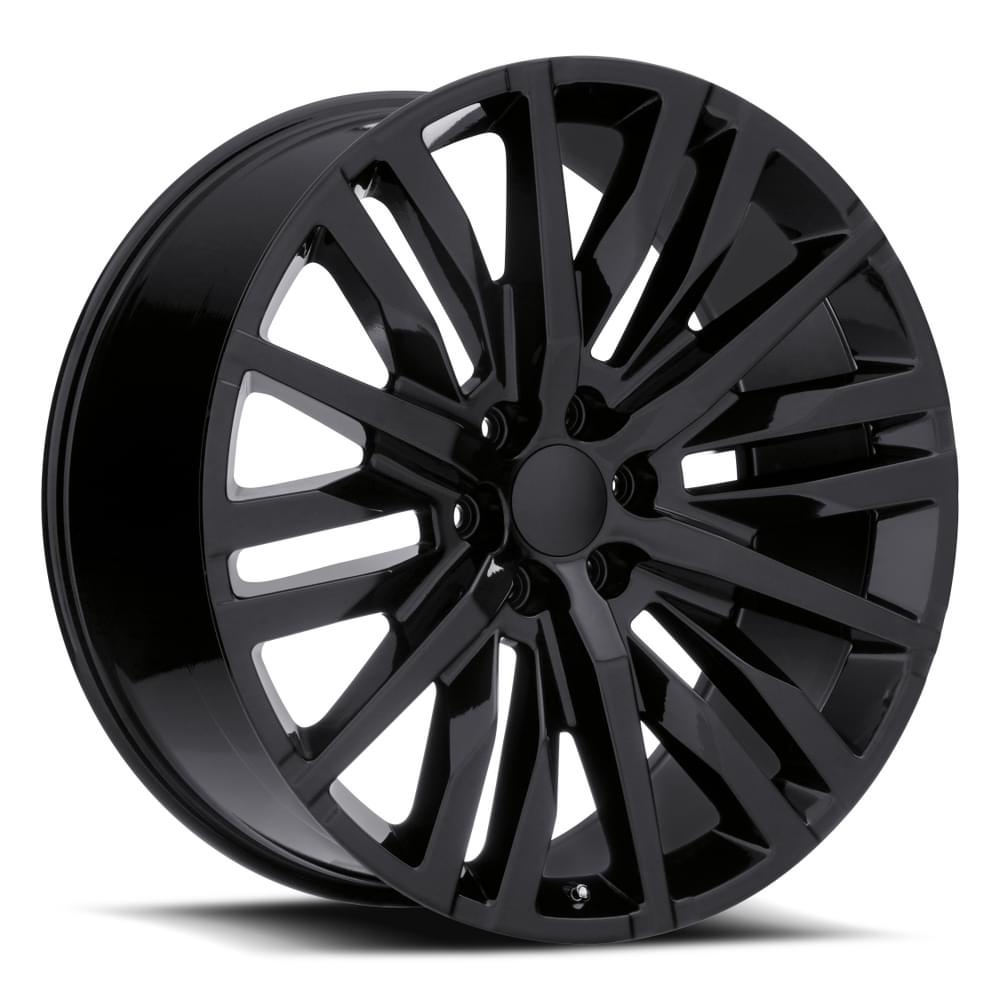 24X10 6X5.5 +31 HB 78.1 GM SPLIT-6 SPK GLOSS BLACK WITH CAP-SR1 Performance