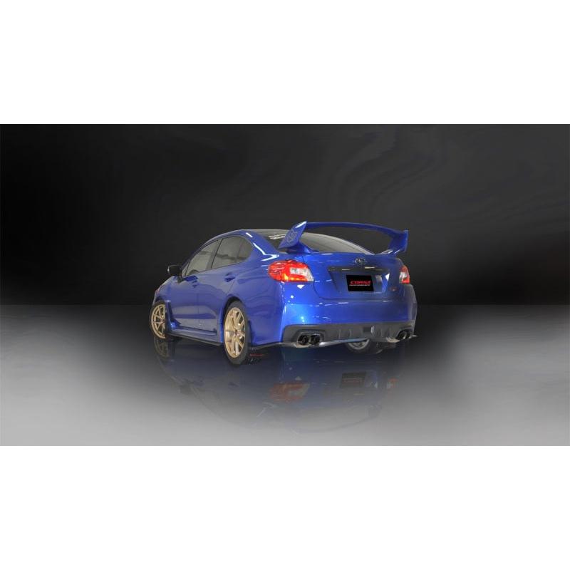 Corsa 2015-2021 Subaru WRX Cat Back Exhaust Black Quad 3.5in Tips *Sport*-SR1 Performance