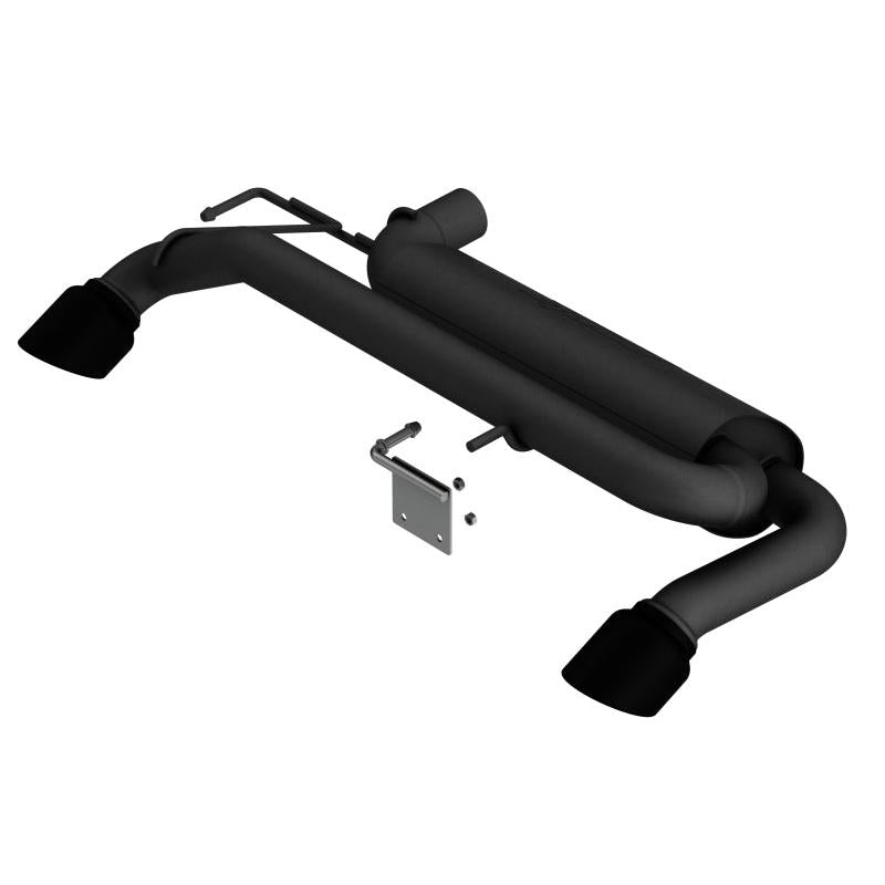 Borla 21-22 Ford Bronco 2.3L 4WD ATAK Axle Back Exhaust w/ Black Coated Tips-SR1 Performance