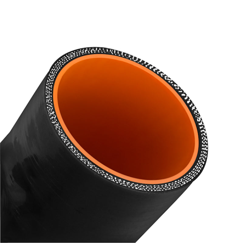 Mishimoto 3.0-inch Black Silicone Coupler with 1/8-inch NPT Bung for Automotive Applications