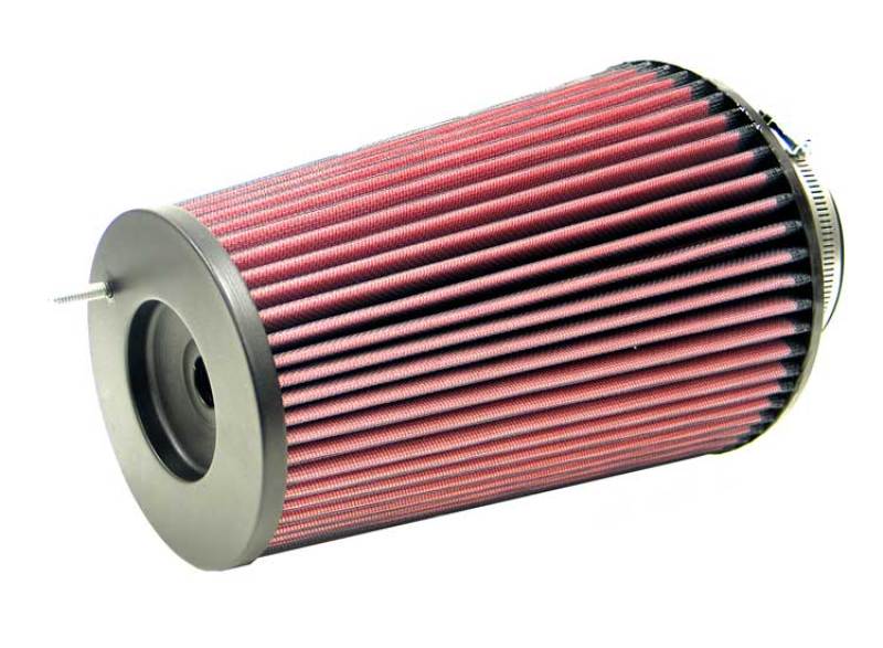 K&N Universal Filter Round Tapered 4in FlangeID / 6.625in Base OD / 5.25in Top OD / 9.5in Height-SR1 Performance