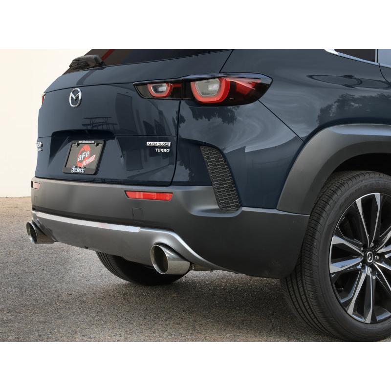 aFe 2023+ Mazda CX-50 Takeda 2.5in 304 SS Axle-Back Exhaust System w/ Polished Tips-SR1 Performance