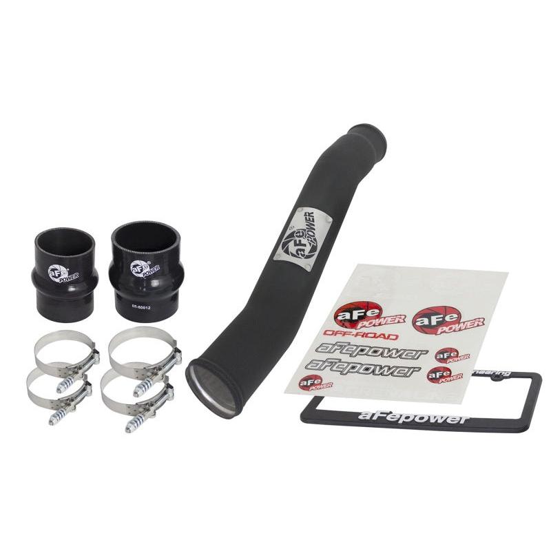 aFe BladeRunner 3in Intercooler Tube Hot Side w/ Couplings & Clamps Kit 07.5-09 Dodge Diesel Trucks-SR1 Performance