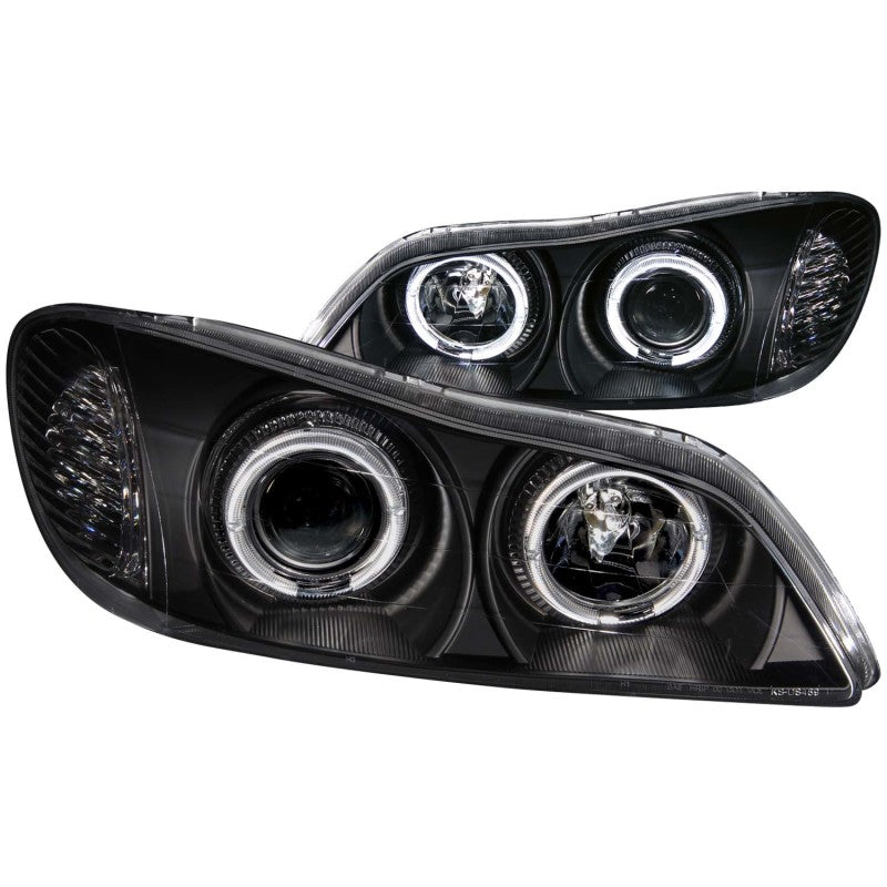 ANZO 2000-2004 Infiniti I30 Projector Headlights w/ Halo Black-SR1 Performance