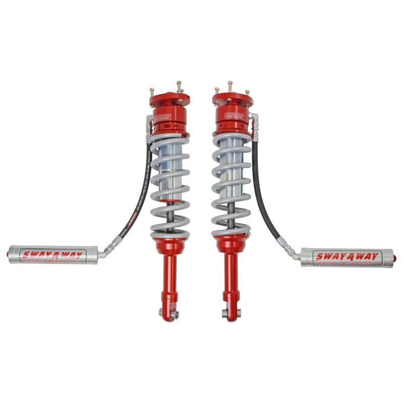 aFe Sway-A-Way 3.0in Front Coilover Kit 2017 Ford F-150 Raptor V6-3.5L (tt) w/Remote Reservoirs-SR1 Performance