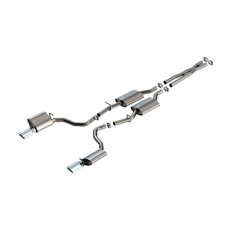 Borla 19-23 Dodge Charger GT 3.6L V6 RWD ATAK Catback Exhaust - Polished Tips-SR1 Performance