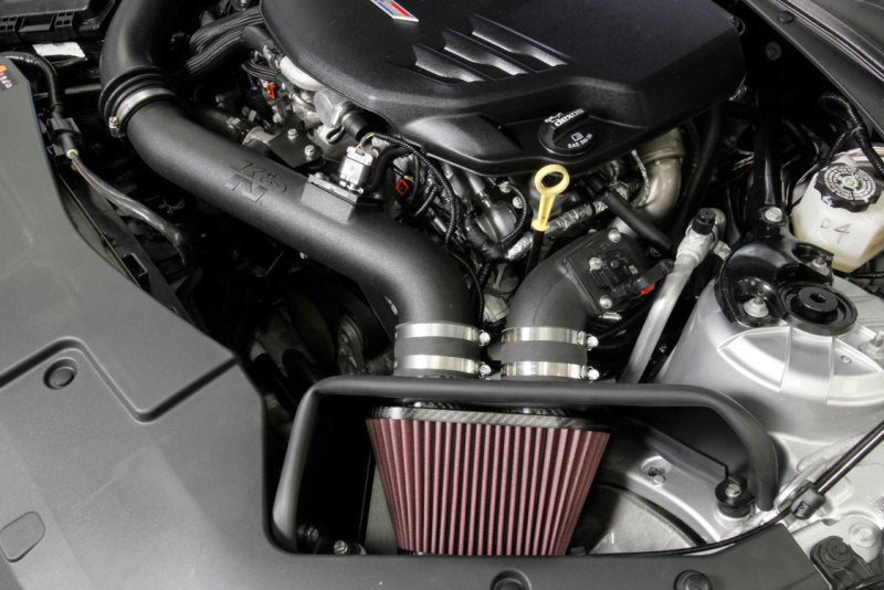 K&N 16-17 Cadillac ATS-V 3.6L V6 Twin Turbo Performance Intake Kit-SR1 Performance