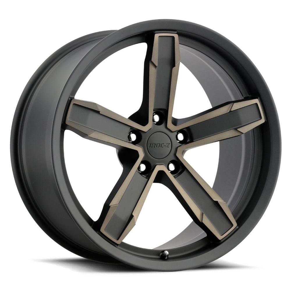 20X10 5X120 +20 HB 66.9 IROC Z10 SATIN/MF BRONZE CLEARCOAT WITH CAP-SR1 Performance