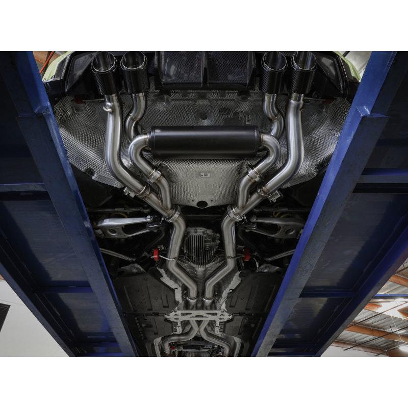 aFe MACHForce XP Exhausts Cat-Back SS 21 BMW M2 Competition L6-3.0L w/Black Tips-SR1 Performance