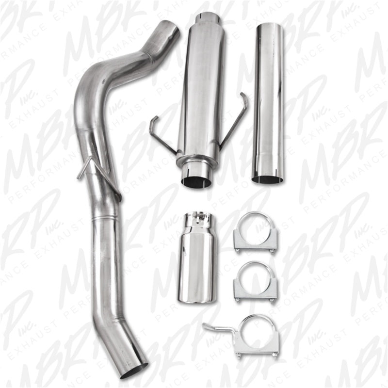 MBRP 2004.5-2007 Dodge 2500/3500 Cummins 600/610 Cat Back Single Side-SR1 Performance