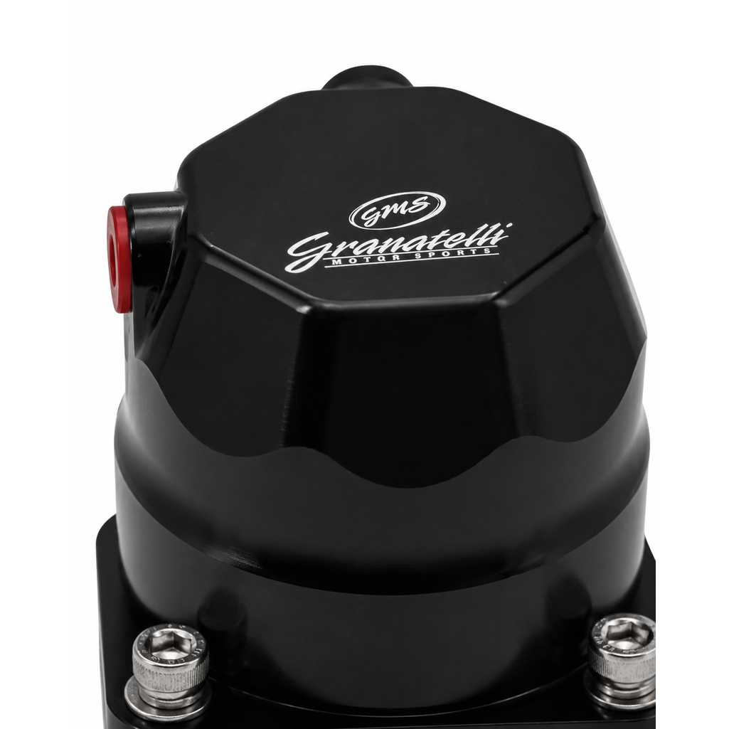 uses mechanical piston actuation to regulate exhaust bypass flow