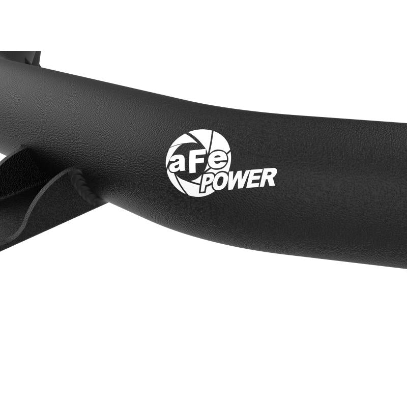 aFe 21-22 Ford Bronco V6-2.7Ltt BladeRunner Alum Hot Charge Pipe - Black-SR1 Performance