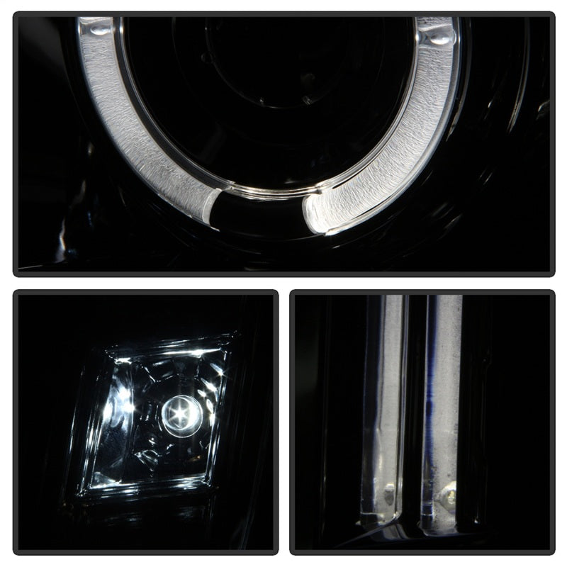 Spyder GMC Yukon 07-14/Yukon Denali 07-14 Projector Headlights LED Halo LED Smke PRO-YD-GY07-HL-SM-SR1 Performance