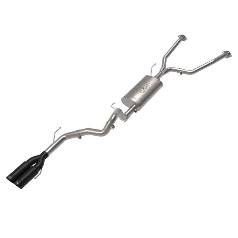 aFe 23-24 Toyota Sequoia V6 3.4L Vulcan Series 2-1/2in to 3in 304 SS Cat-Back Exhaust w/ Black Tip-SR1 Performance