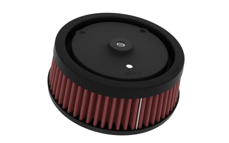 K&N Replacement Air Filter 5.5in Top OD x 6in Base OD x 2.313in H for Harley Davidson-SR1 Performance