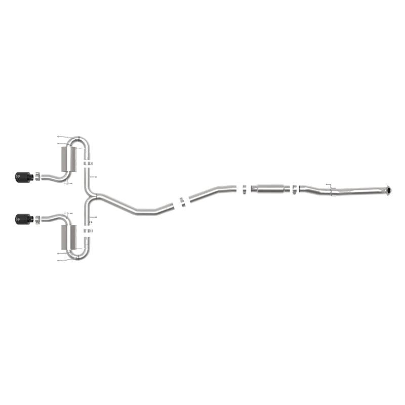 aFe Takeda 3in 304 SS Cat-Back Exhaust System w/Black Tips 17-20 Honda Civic Sport L4-1.5L (t)-SR1 Performance