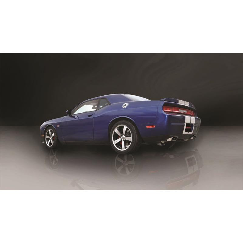 Corsa 2014-2014 Dodge Challenger SRT-8 6.4L V8 Manual Polished Xtreme Cat-Back Exhaust-SR1 Performance