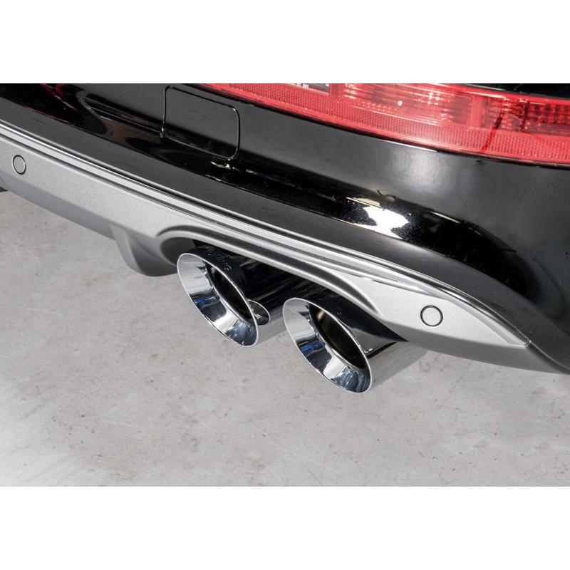 AWE Tuning Audi 8R SQ5 Touring Edition Exhaust - Quad Outlet Chrome Silver Tips-SR1 Performance