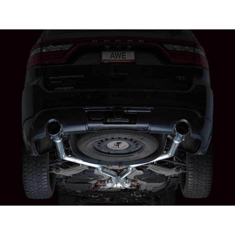 AWE Tuning 11-24 Dodge Durango 5.7L Track Edition Exhaust w/ Chrome Silver Tips-SR1 Performance