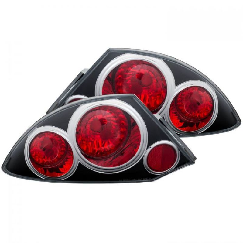 ANZO 2000-2005 Mitsubishi Eclipse Taillights Black-SR1 Performance