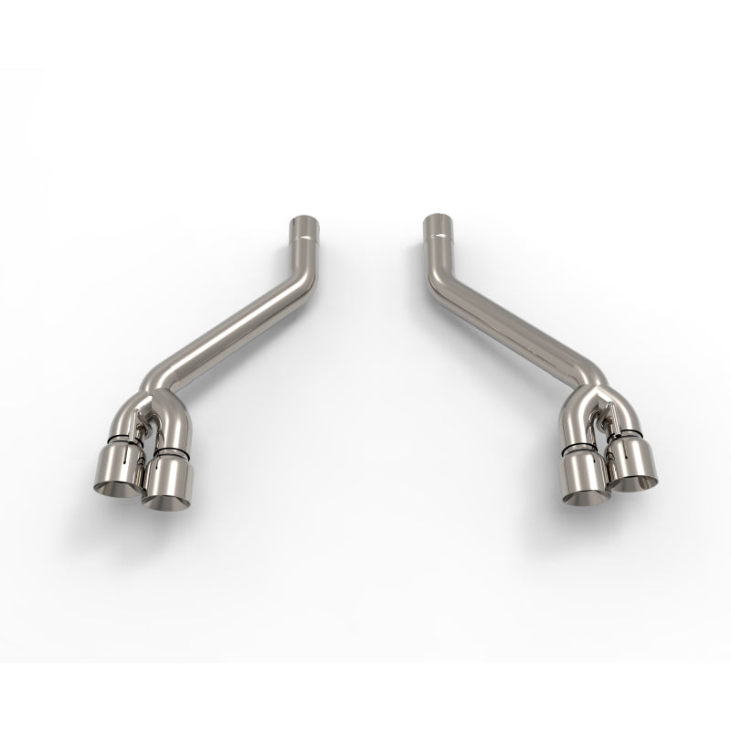 Kooks 2016 + Chevrolet Camaro SS 3in Axle Back Muffler Delete Exhaust System w/ Polished Quad Tips-SR1 Performance