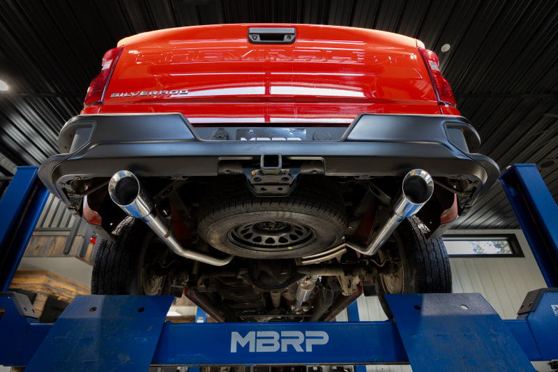 MBRP 2019+ Chevrolet Silverado 1500 / 2019+ GMC Sierra 1500 Alum. 3in Armor Lite Cat-Back Exhaust-SR1 Performance