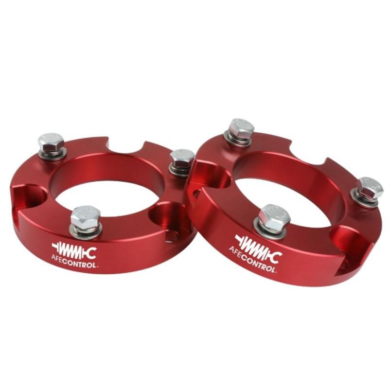 aFe CONTROL 2.0 IN Leveling Kit 05-21 Toyota 4Runner/FJ Cruiser/Tacoma - Red-SR1 Performance