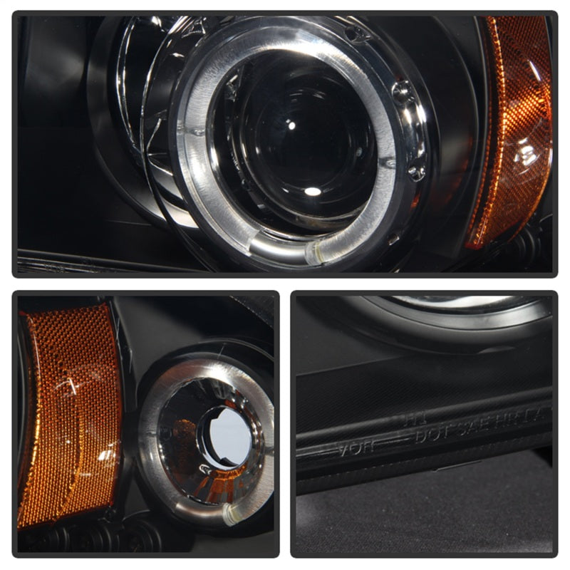 Spyder Dodge Dakota 97-04/Durango 98-03 1PC Projector Headlights LED Halo LED Blk PRO-YD-DDAK97-BK-SR1 Performance