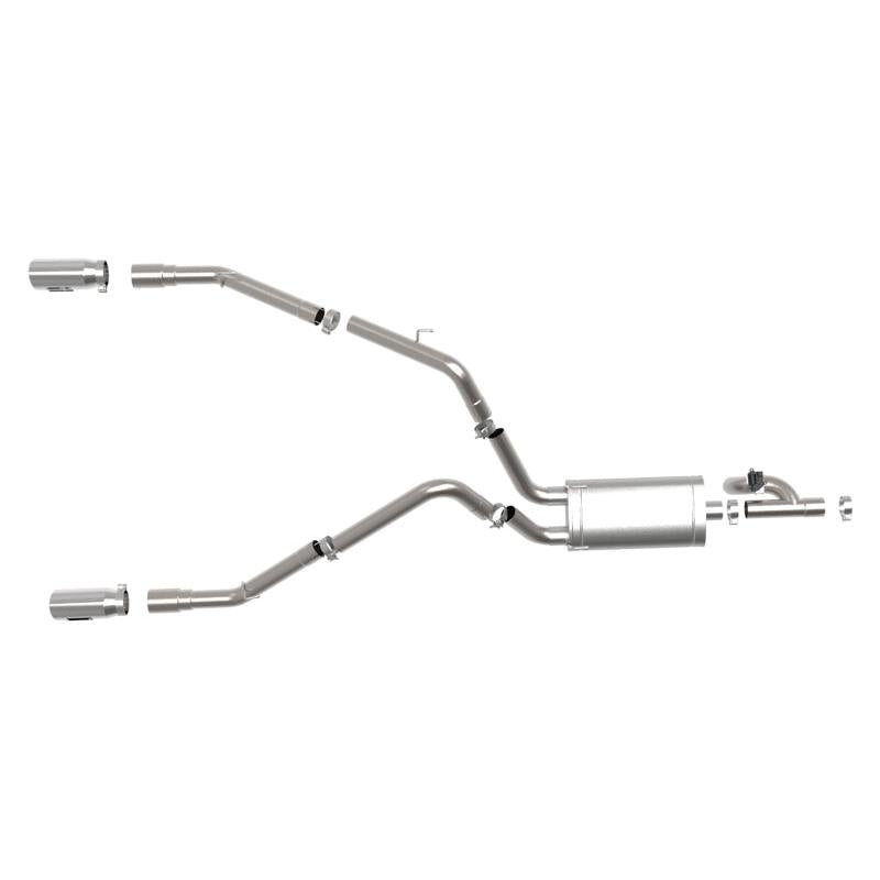 aFe 09-18 Ram 1500 V8 5.7L Hemi Gemini XV 3in 304 SS Cat-Back Exhaust w/ Polished Tips-SR1 Performance