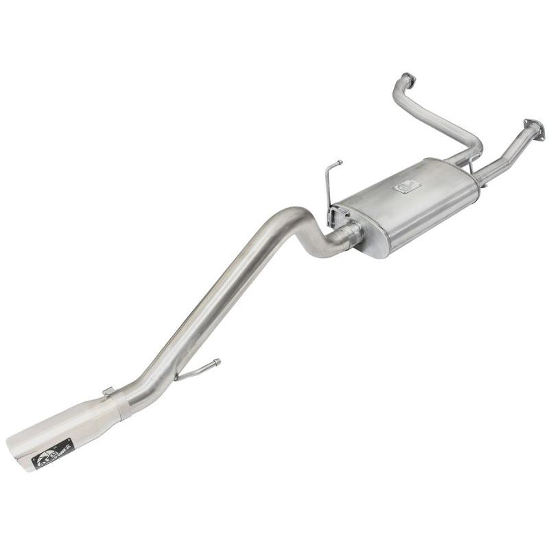 aFe MACHForce XP Exhaust Cat-Back 2.5/3in SS-409 w/ Polished Tip 05-15 Nissan Xterra V6 4.0L-SR1 Performance