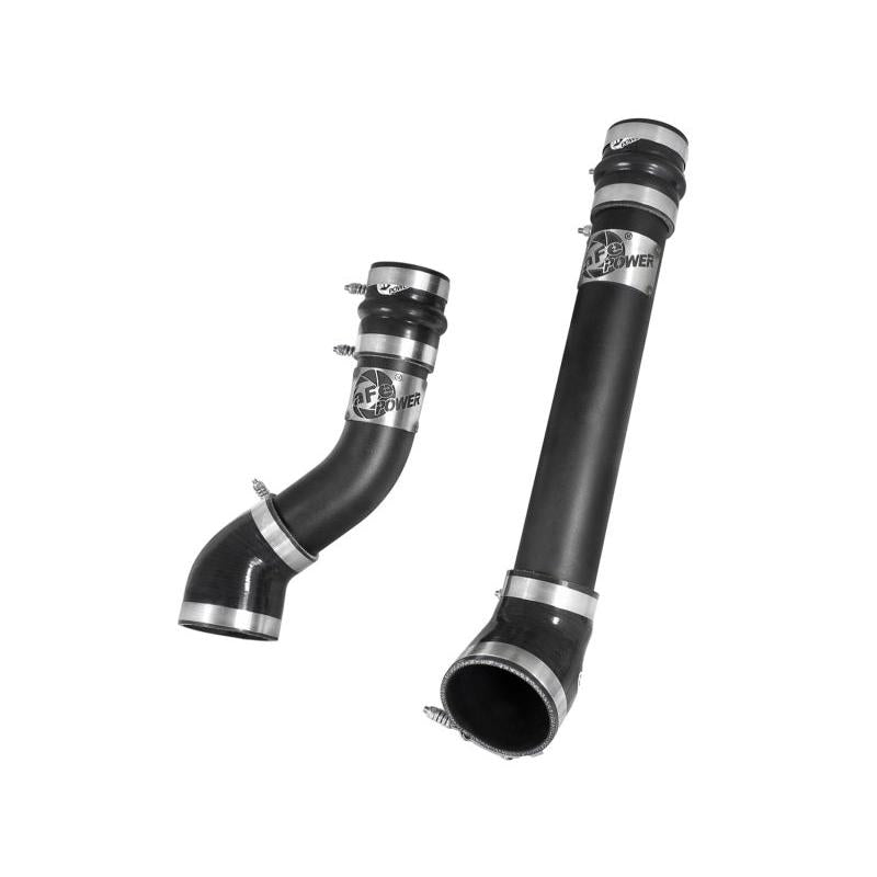aFe Bladerunner 3 inch Black Intercooler Hot and Cold Side Tubes Dodge Diesel Trucks 94-02 L6-5.9-SR1 Performance