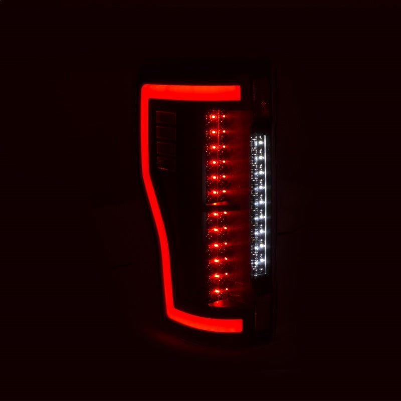 ANZO 2017+ Ford F-250 LED Taillights - Black/Smoke-SR1 Performance