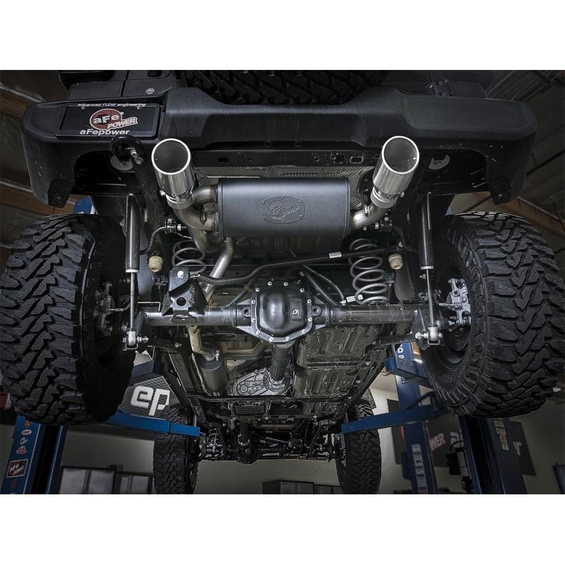 Rebel Series 2.5in 304 SS Cat-Back Exhaust w/ Polished Tips 2018+ Jeep Wrangler (JL) V6 3.6L-SR1 Performance