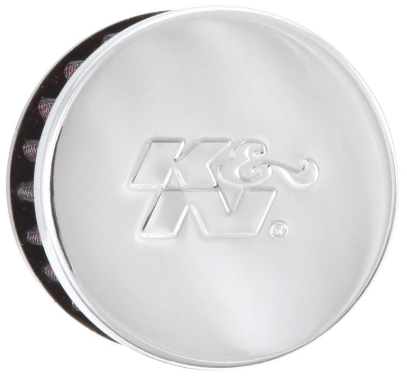 K&N 1in Flange ID x 2in OD x 1.5 inch H Rubber Base Crankcase Vent Filter-SR1 Performance