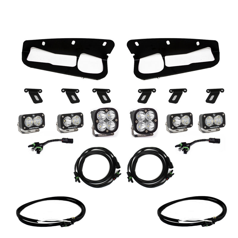 Baja Designs 2021+ Ford Bronco Fog Pocket Kit 21-Up Pro w/Upfitter-SR1 Performance